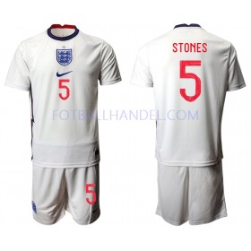 Barn Fotballdrakter England Stones 5 Hjemme Euro 2020 Kortermet